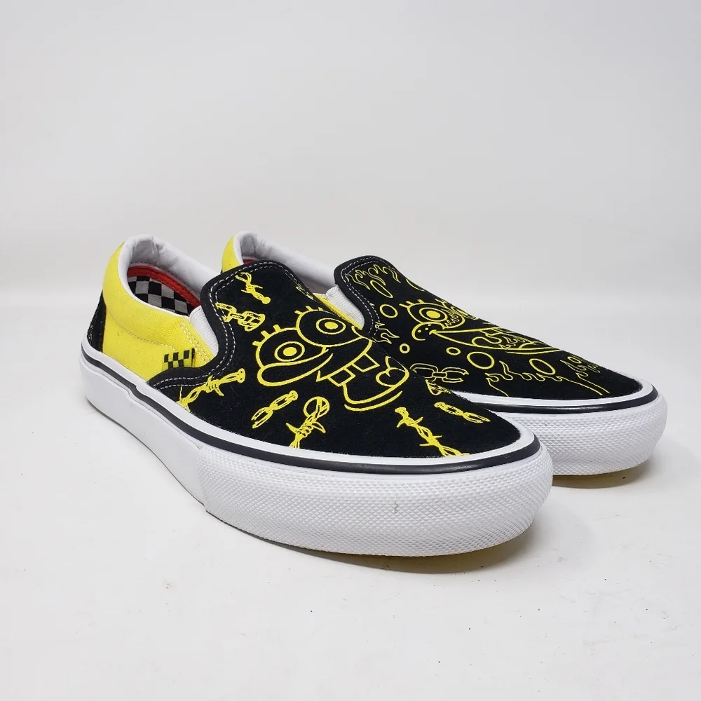 Vans x SpongeBob SquarePants Skate Slip-On Gigliotti skate shoe Size 7.5
